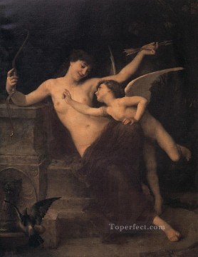 amor desarmado ángel desnudo Emile Munier Pinturas al óleo